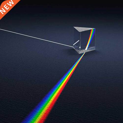 OMO Rainbow Maker 5cm Optical Glass Triangular Prism Scienc
