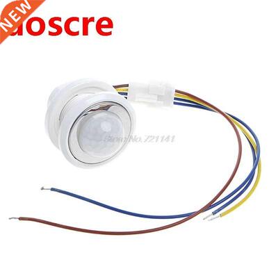 1Pc 40mm LED PIR Detector Infrared Motion Sensor Switch with