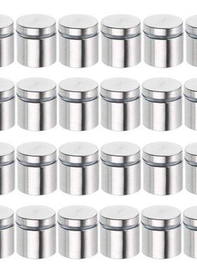 24 PCS Standoffs Screws 1 X 1 Inch Stainless Steel Sign Stan