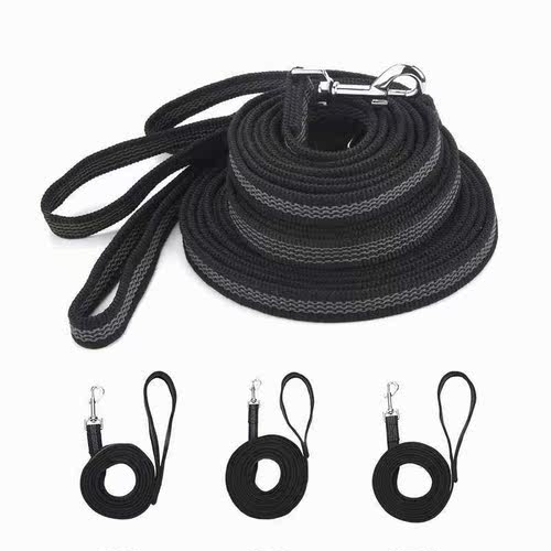 New Anti skid Rubber and nylon medium and Large dog leash H