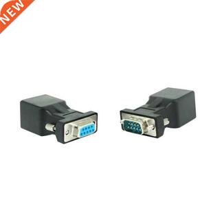 Port To LAN Ethernet Port Converter DB9 RS232 Male Female To