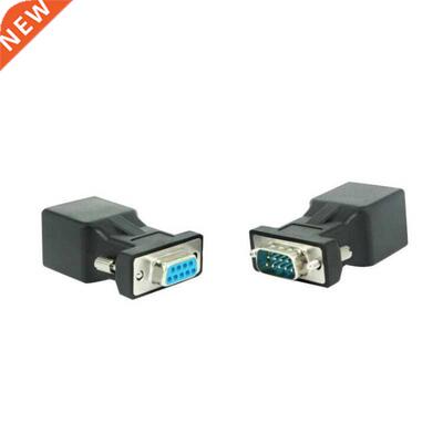 Port To LAN Ethernet Port Converter DB9 RS232 Male Female To
