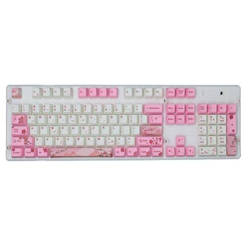 1 Set Replaceable PBT 104 Pcs KeyCaps OEM Height Corful Ma