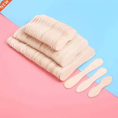 50PCS Ice Cream Spoon Hand Crafts DIY Ice Cream Popsicle Woo