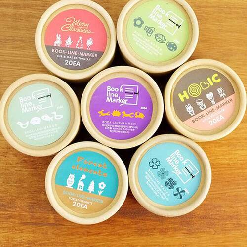20 pcs/ box geometric book marker stationery office school s