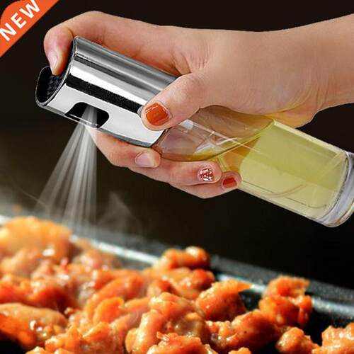 Pump Kitchen Oil Spray Stainless Steel Bottle Olive Oil Vine