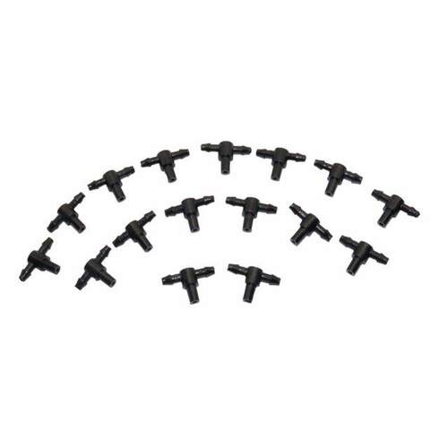 1000 pcs 4/7mm hose Barbed Three-way Tees Atomizing 6mm nozz