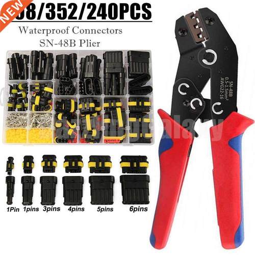 708/352/240PCS Car Wire Connector Plug Automotive Waterproof