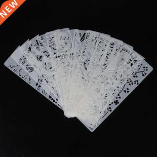 12Pcs  Stencils Painting Scrapbook Album Decorative Paper