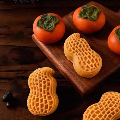 Hand-Pressure Moon Cake Mould Exquisite Peanut Mode Pattern