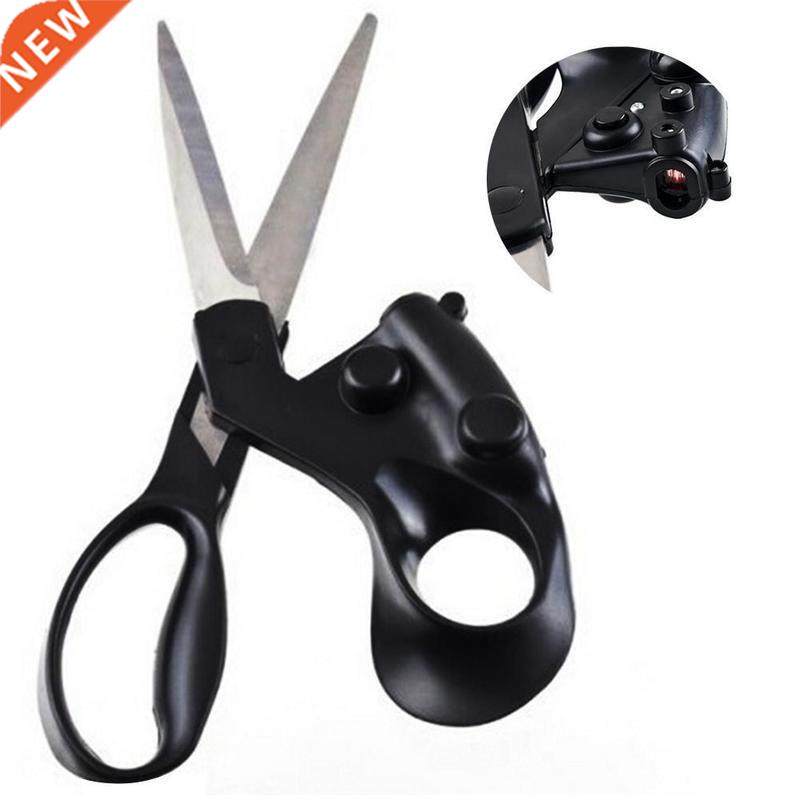 Laser guided scissors straight fabric trimmer sewing cut pap