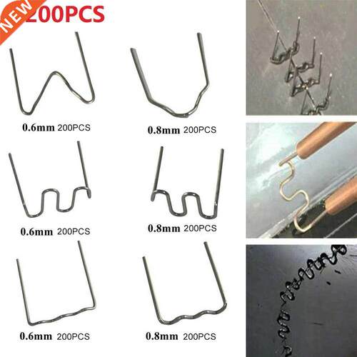 1200Pcs Hot Stapler Plastic Repair Pre Cut Wave Staples Plas