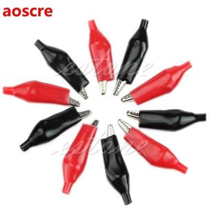 Alligator Leads for Electrica Clip 45mm Test Crocodile