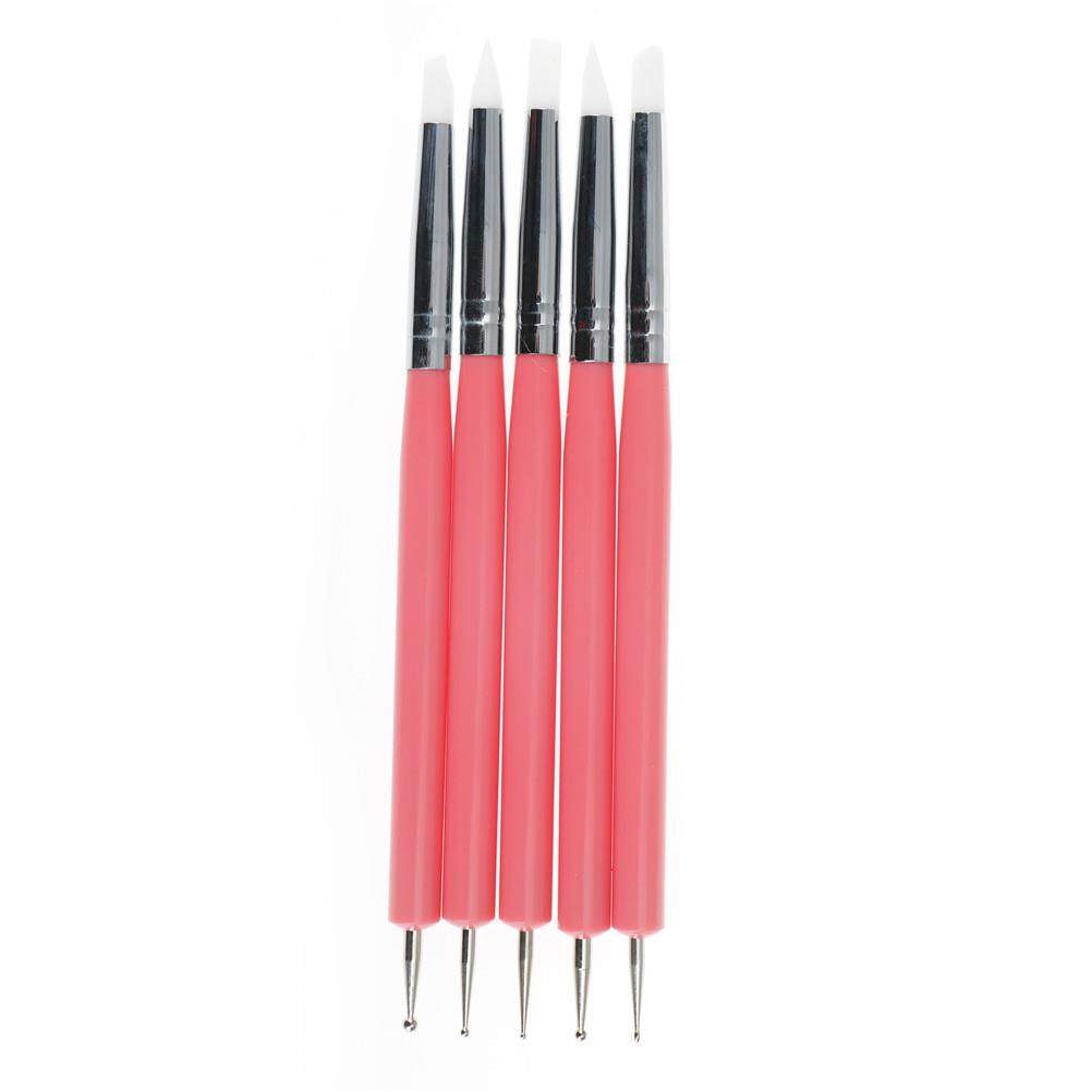 5PCS 2 Way Dotting To Pottery Clay Ball Styluses Tos P