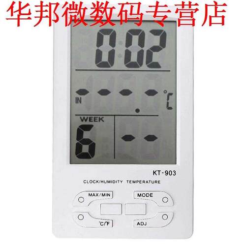 Indoor Klok LCD Hygrometer Temperatuur Tester