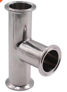 1.5Inch 38Mm Sanitary Tri Clamp 3 Way Tee 304 Stainless Stee
