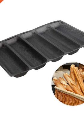 Silicone Baguette Pan - Non-Stick Perforated Fench Bread Pan