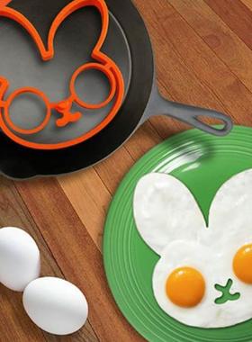 Breakfast Omelette Mold Silicone Egg Pancake Ring Shaper Coo
