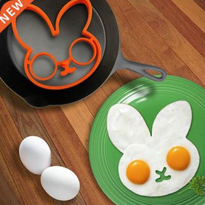 Breakfast Omelette Mold Silicone Egg Pancake Ring Shaper Coo