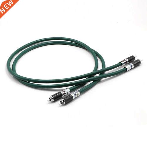 Pair Hight Quality X411 OCC Red Copper Interconnect Cable Wi
