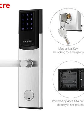 Emergency Mechanical Keys Locks Smart Security Door Lock Thr