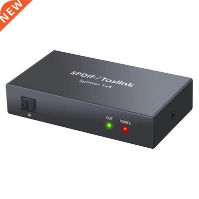 Dgtal Optcal Audo 1X4 Spltter Dgtal SPDF Toslnk Opt
