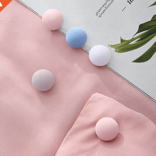 6Pcs Household Simple Pure Color Quilt Holder Mushroom Shape