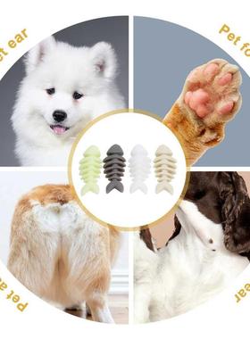 Shark Fin Bones Luminous Dog Chews Toy Material Silicone Eas