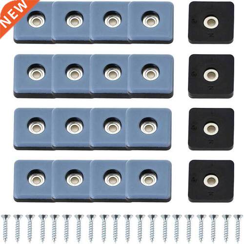 20Pcs Furniture Sliders for Carpet PTF Furniture Glides Scre