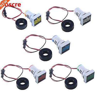 22MM AC20-500V 0-100A Digital LED Voltmeter Voltage Meter In