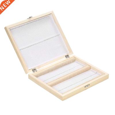 KKmoon 100-Places Wooden Slide Storage Box with Numbered Slo