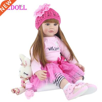 60cm Silicone Reborn Baby Doll Toy ic Vinyl Princess Toddler
