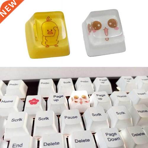 K1KF Only Keycap  Translucent Keycap 1 Key Cartoon Keycap