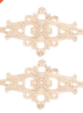 2Pcs Wood Figurines Onlay Wood Applique Wood Decal Decor Ant