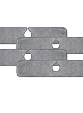 4 Pcs Kitchen Sink Splash Mat Microfiber Faucet Splash Catch