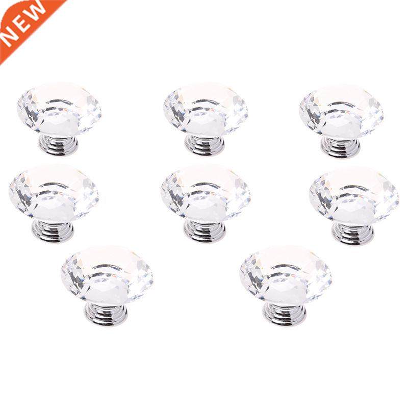 50MM 8 pcs Knob Crystal for wall drawer wardrobe cabinets ki