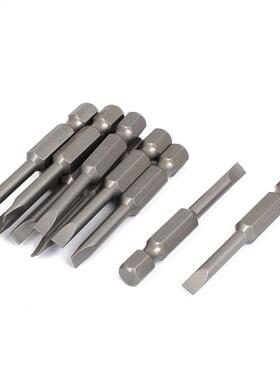 10pcs 50mm 4.0mm Tip Width Slotted Bits