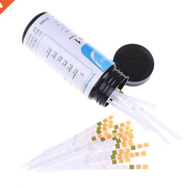 50pcs 7 In1 Nitrite Nitrate PH Test Strips KH GH NO2 NO3 Bro