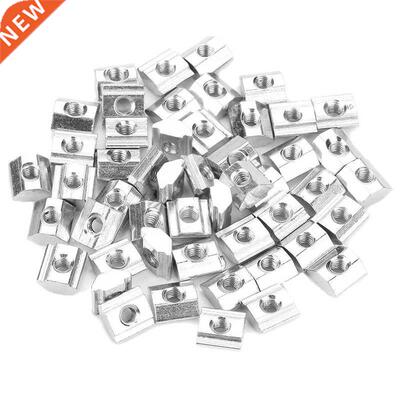 50Pcs Carbon Steel Sliding T-Slot Nut for 20 Series Aluminum