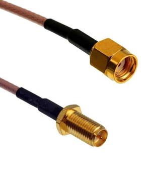 RP-SMA Male to RP-SMA Female Jack Pigtail Semi-Rigid RG16 A