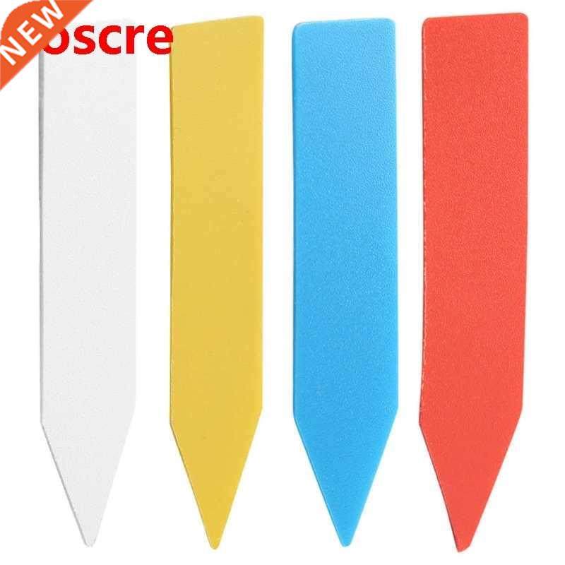 100Pcs PVC Plant Tags Garden Plant Labels Nursery Markers Fl