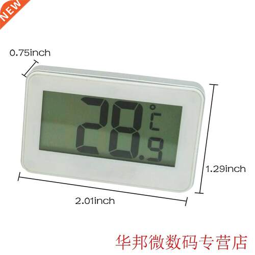Kitchen Large LCD Refrigerator Thermometer Fridge Freezer wi
