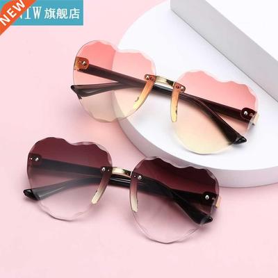 New Hot Heart Rimless Kids Sunglasses Ocean Lenses UV 400 Pr