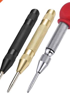 3 Pcs Automatic Center Punch Tool, 5 Inch Spring Loaded Crus