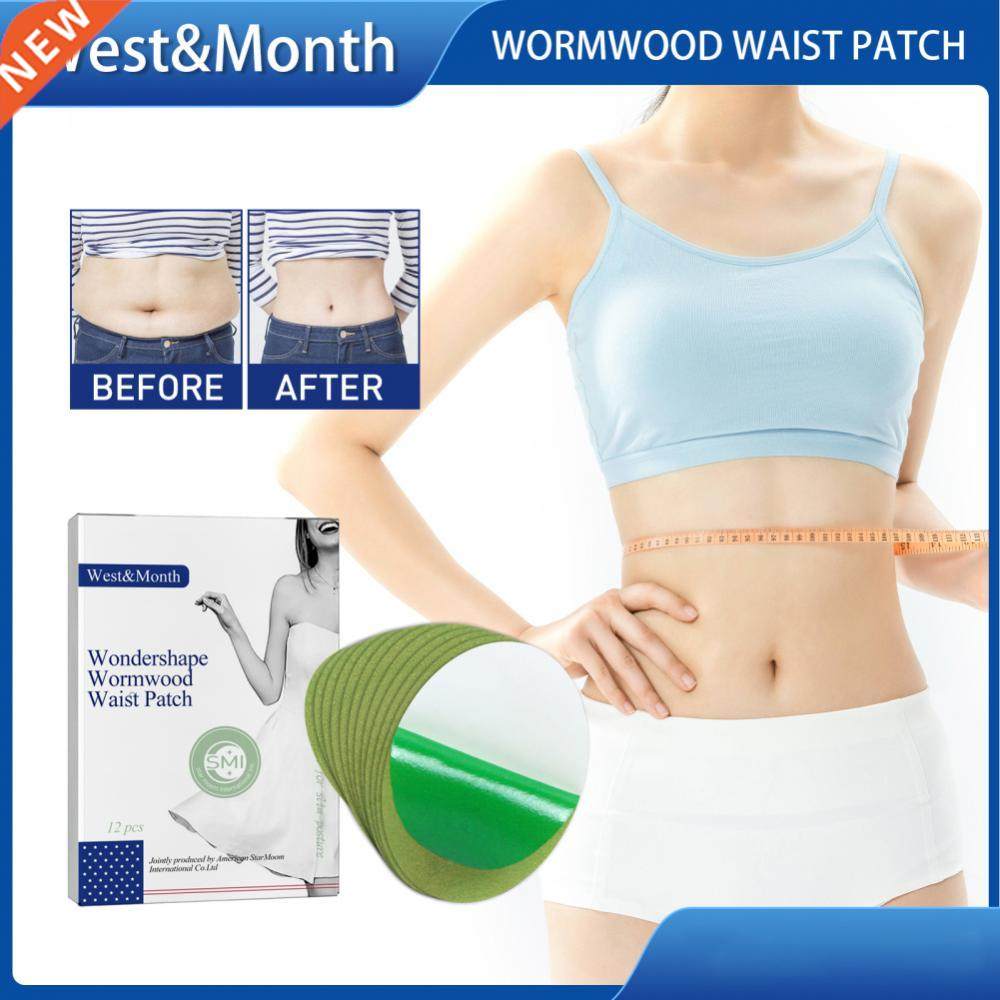 12Pcs Body Sculpting Stickers Wormwood Beauty Slimming Firmi