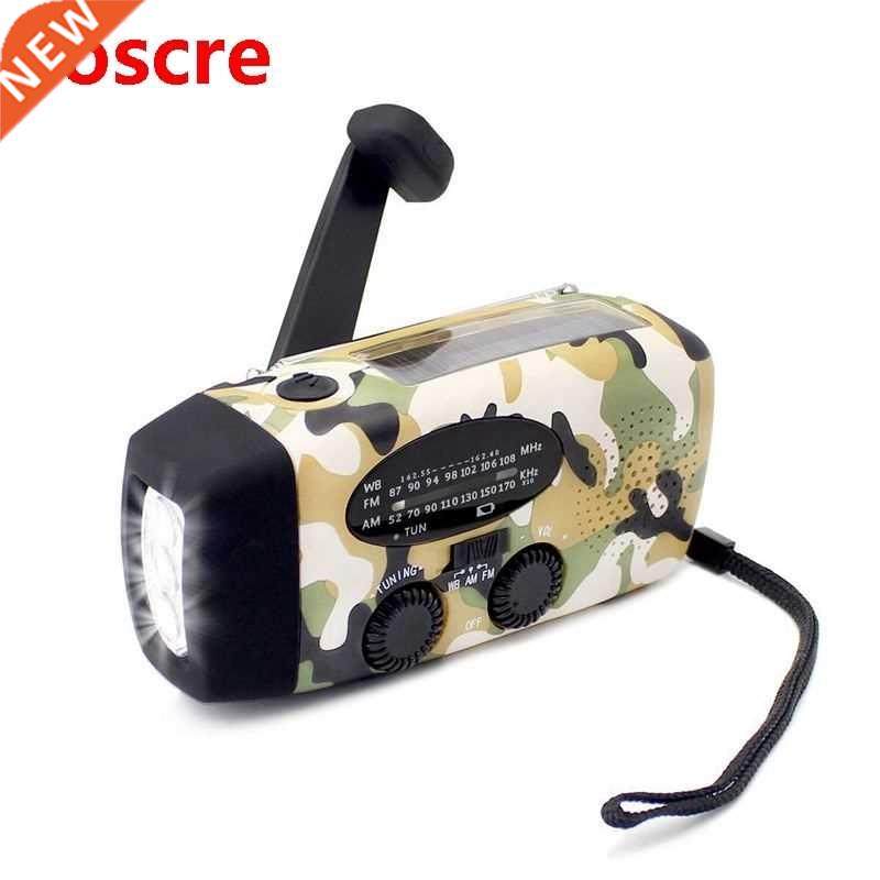 Emergency Radio,Dynamo Survival Solar Hand Crank Self Powere