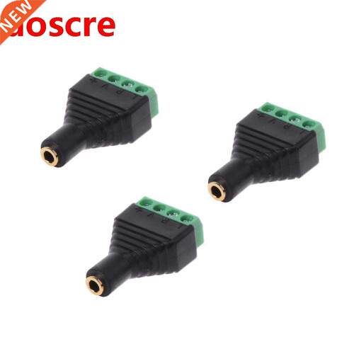 3pcs 3.5mm 1/8