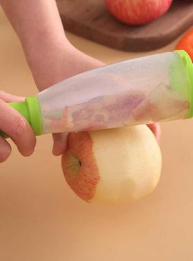 Multifunctional Fruit Peeler with Rubbish Bin Stainless Stee