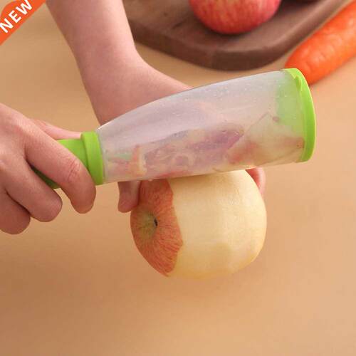 Multifunctional Fruit Peeler with Rubbish Bin Stainless Stee