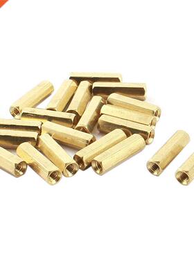 20pcs M3 x 16 mm Female Thread Brass Standoff Hexagonal Spac